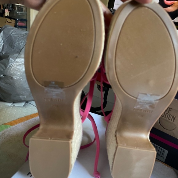 BNWB Nine West “Riplee”  pink sandals size 7.5 - Picture 6 of 10